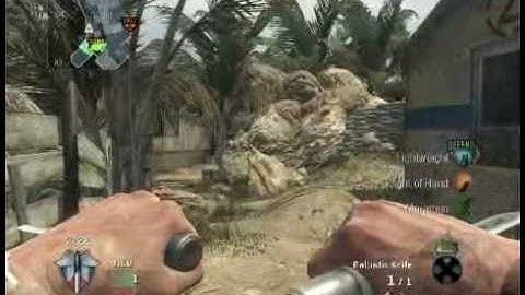 KnewDisciple - Funny Sneak Fail on Firing Range S&D (Call of Duty Black Ops Gameplay)