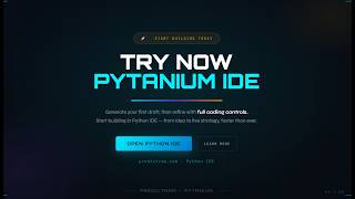 PyTanium Python IDE by PredictRAM for Algo Trading