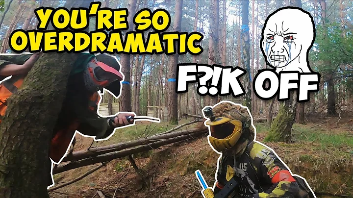 WHEN YOU BREAK YOUR ANKLE  PAINTBALL FUNNY MOMENTS/FAILS & VLOG