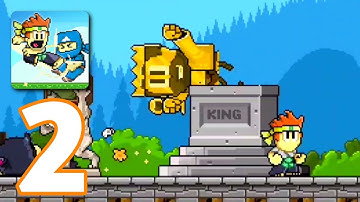 Dan the Man - Gameplay Walkthrough Part 2 - Main Story: 1-1 - 1-3 (iOS, Android)