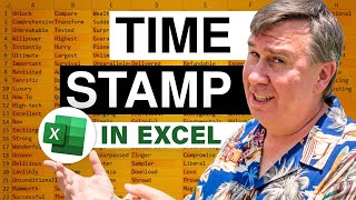 MrExcel's Learn Excel #680 - Timestamp