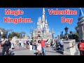 Valentines day at disneys magic kingdom 2024 part 1 of 2