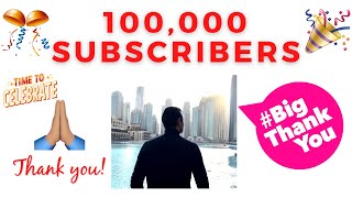 100,000 SUBSCRIBERS!! BIG THANKS TO ALL OF YOU 🙏🏽