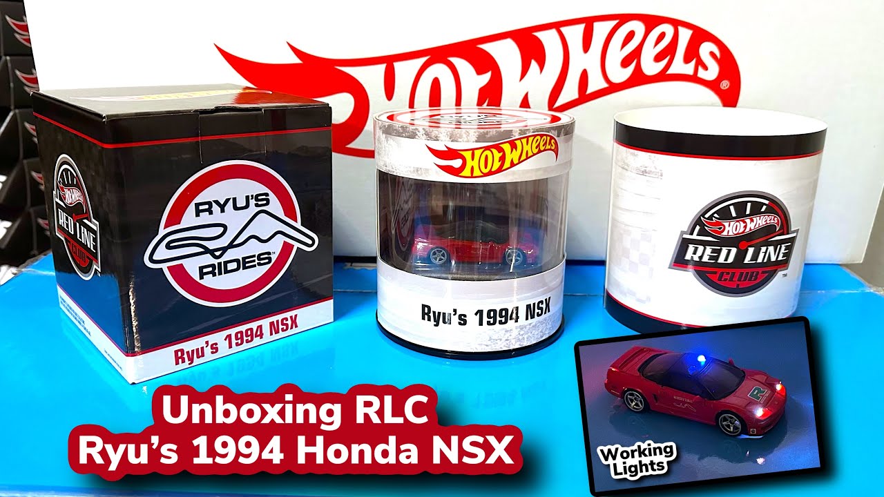 Unboxing Hot Wheels RLC Ryu’s 1994 NSX with Working Lights