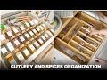 CUTLERY &amp; SPICES ORGANIZATION! Transform Your Kitchen Drawers