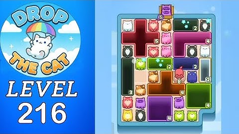 Drop The Cat Level 216 Walkthrough