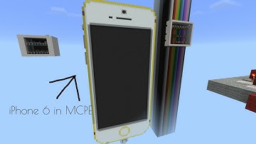 Working iPhone 6 on Minecraft Pe Map by Pastimeboy