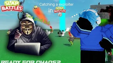 catching a rulebreaker/exploiter | roblox-slap battles. #slapbattles #roblox #robloxexploiter