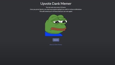 How to Vote On Discord Dank Memer (4 Normies 4 Notes)