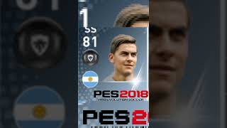 Paulo Dybala Evolution From Pes 2017-Pes 2021 #pes2021 #paulodybala Paulo Dybala Evolution From Pes 2017-Pes 2021 #pes2021 #paulodybala