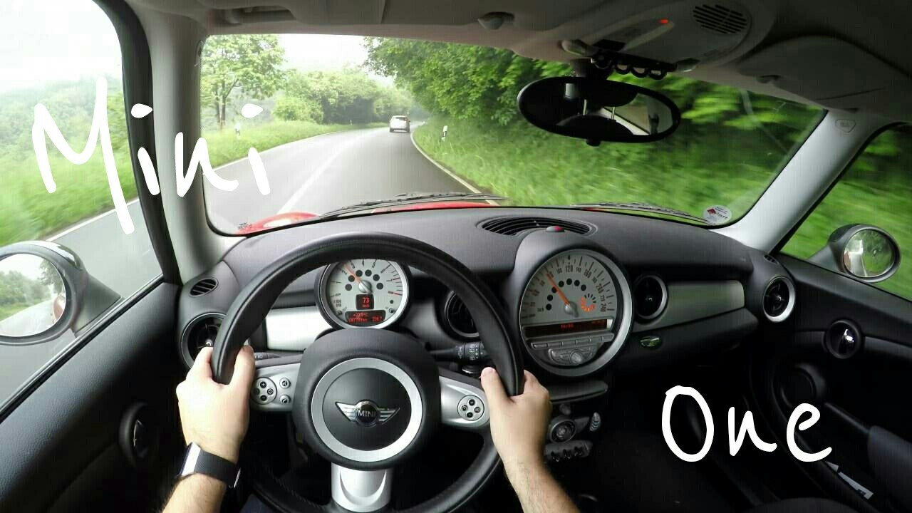 Mini One (R56-2009) - POV Country Road and Autobahn Drive 