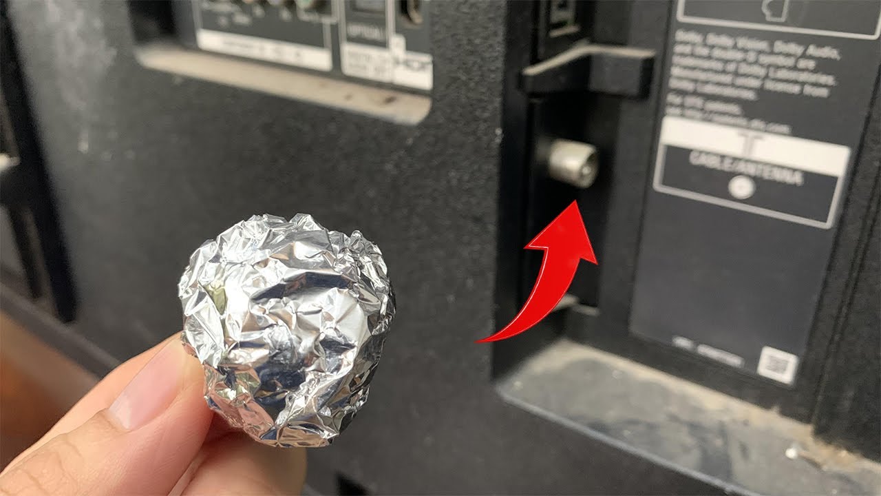 Insert the Foil into your TV and watch 100+ channels thanks to this