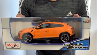 Maisto Lamborghini Urus 1/18 DieCast - Unboxing & Review