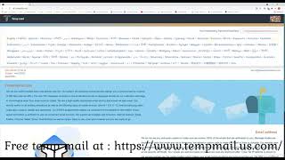 Get a temp mail,  your temporary free email address, temporary email random generator !
