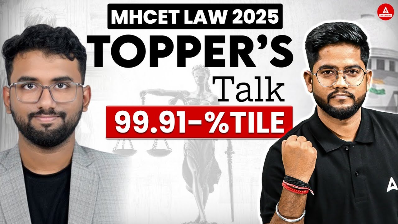 Llb Topper MH CET Law 2025 Topper Sujith Jacob (99.91%) | 3-Year LLB Topper Talk ...