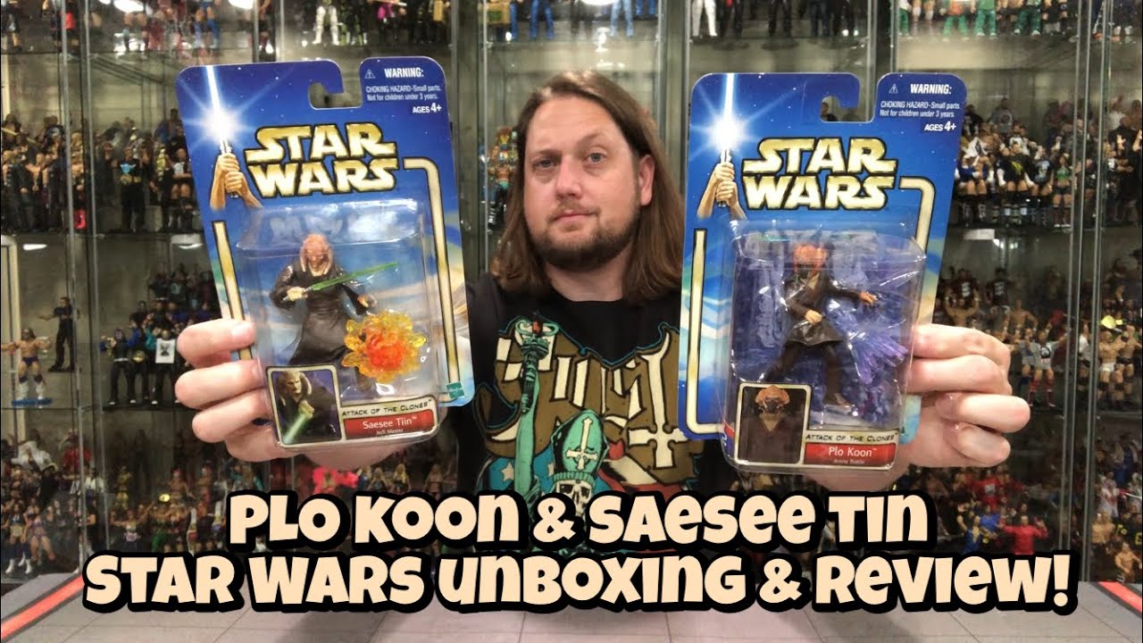 Plo Koon & Saesee Tiin Star Wars Unboxing & Review! - YouTube