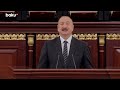 "Bizim dilimiz qədimdir, 50 milyondan çox insan üçün ana dilidir" | İlham Əliyev - Baku TV