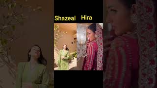 Shazeal Vs Hira ||mujy pyar howa tha #trending #subscribe