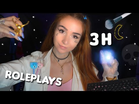 ASMR 3H 🌙  TOUS MES ROLEPLAYS #5