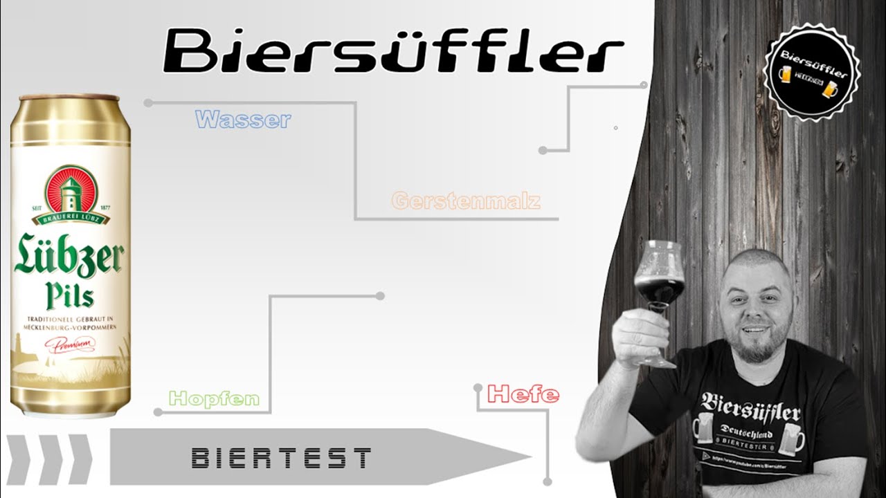 Biertest - Lübzer Pils (Dose)