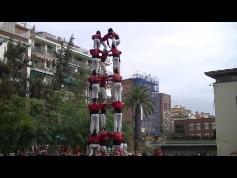 Castellers de Barcelona: 5d8 Cornellà de Llobregat 4/11/2012