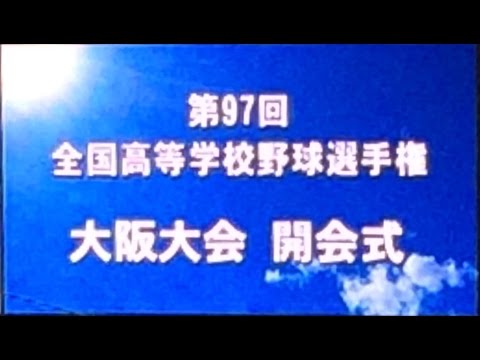 第９７回全国高等学校野球選手権　大阪大会　開会式