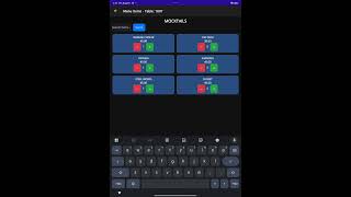 Restaurant POS waiter order taking android app running in Android Tablet...