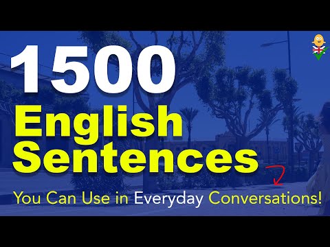 Learn English: 1500 English Sentences You Can Use in Everyday Conversations!