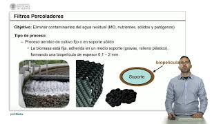 Filtros Percoladores para el tratamiento de Aguas Residuales 11 18 UPV