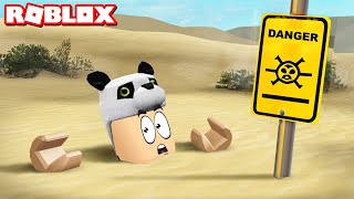 Bataklığa Düştüm!! - Panda ile Roblox Quicksand screenshot 5