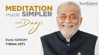 Meditation Made Simpler | Live Meditation with Daaji | 7.30 AM | 17th July 2022  |  Heartfulness