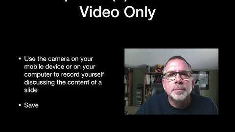 Adding Audio or Video to a Keynote Presentation