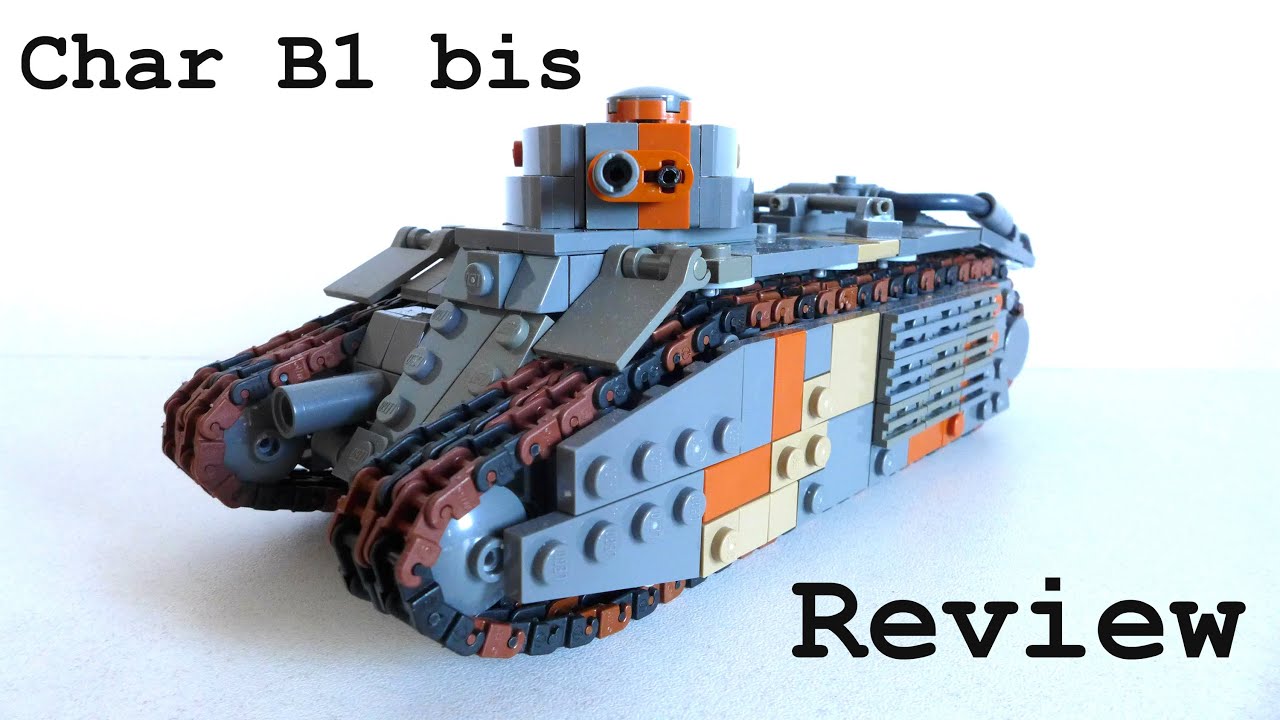 1940 Lego Battle at Stonne, Char B1 Bis plans generously sh…