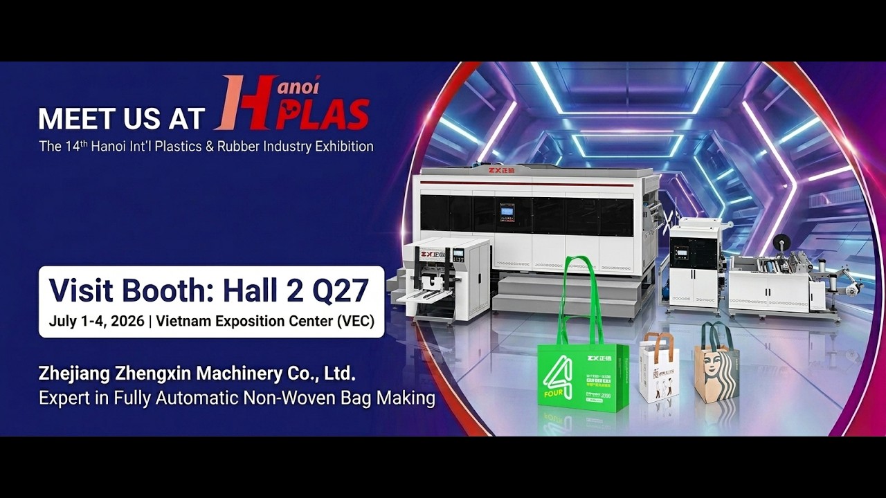 High Speed Non woven Bag Making Solutions: See ZX Machinery at