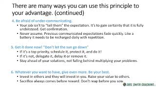 Parkinson's Law Part 3 - Using the Laws