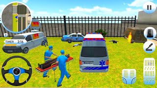Roof Jumping Ambulance Driving Simulator Games 🚑💥 #01 || Gladiator Games screenshot 5