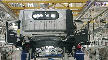 FOTON TRUCK FACTORY🚛 ▶️TRUCK ASSEMBLY LINE MANUFACTURING PROCESS & PRODUCTION LINE IN CHINA