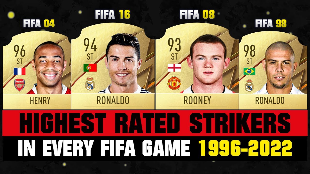 HIGHEST RATED Strikers Ever in FIFA Games! 😱😵 FIFA 96 FIFA 22 YouTube