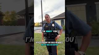 Officer Thought She Could Intimidate, The Guy Was An Auditor