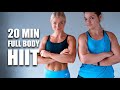 20 MIN DUMBBELL HOME HIIT WORKOUT | FULL BODY | stronger together series DAY 1