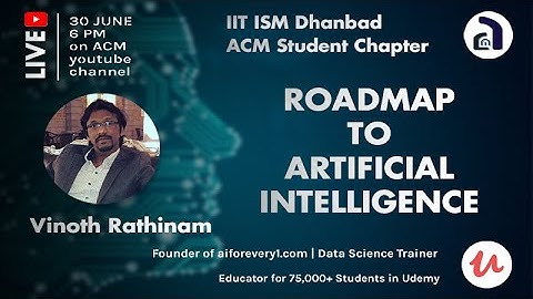 🔴 Roadmap to Artificial Intelligence | Microsoft Malware Detection | Vinoth Rathimam | ACM IIT(ISM)
