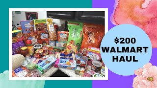 $200 Walmart Grocery Haul & Meal Plan | Family of 4 | January 2023