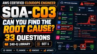 SOA-C03 AWS Certified CloudOps Engineer - Associate Exam Prep 2026 | 33 Practice Questions | Set 1