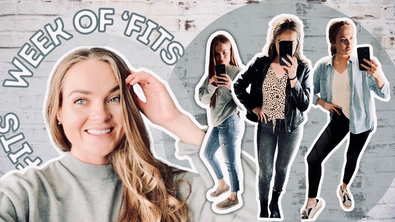 WEEK OF OUTFITS 2022 | Spring Transition Outfits, Teacher-Approved