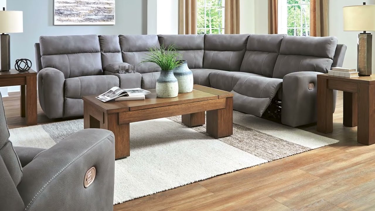 ✦SACLA✦ Next-Gen DuraPella Sand Modular Power Reclining Sectional