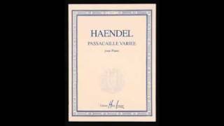 Passacaille Haendel Piano chords