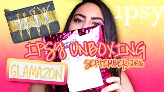 IPSY UNBOXING| September 2016 Ipsy Glam Bag