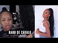 COMO COLOCAR RABO DE CAVALO EM CABELO CURTO ✨| Por Samyra Priscila