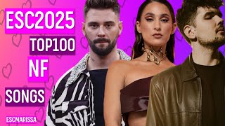Eurovision 2025 My Top 100 Eliminated Songs From National Finals
