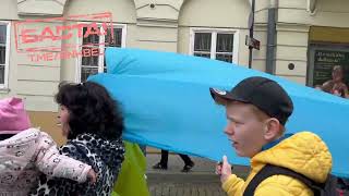 Антивоенный марш прошел в Вильнюсе
